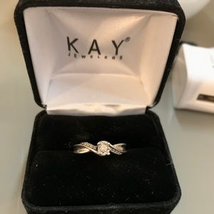 Diamond promise ring from Kay jewelers